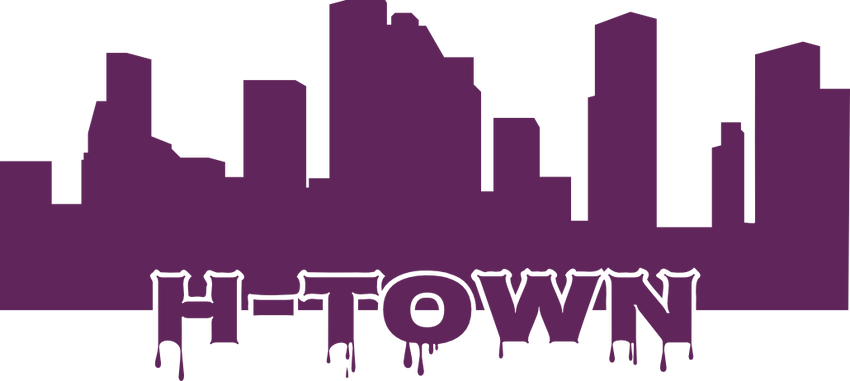 Houston H-TOWN Skyline Decal