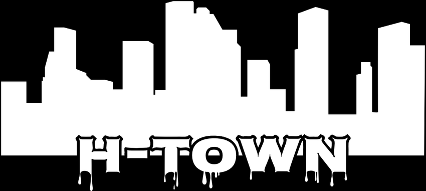 Houston H-TOWN Skyline Decal