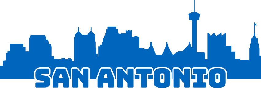San Antonio Skyline Decal