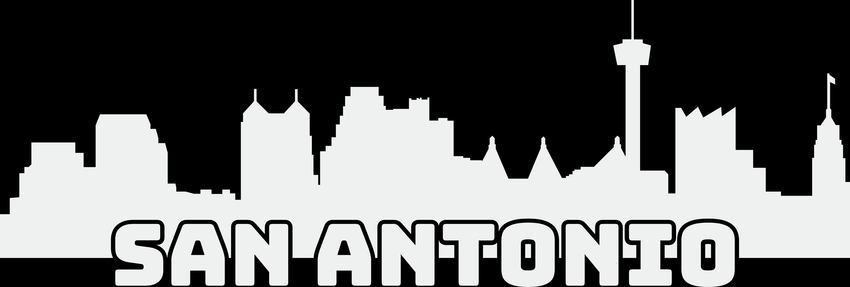 San Antonio Skyline Decal