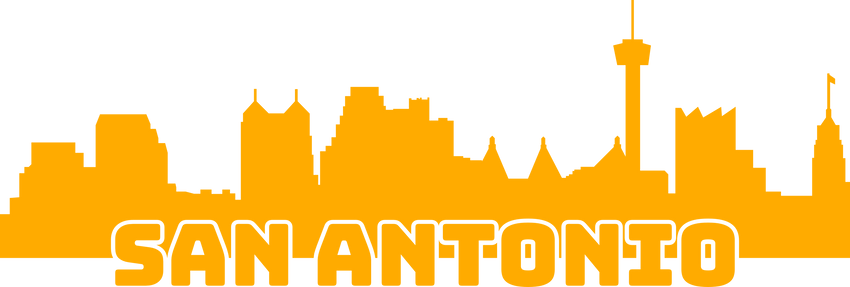 San Antonio Skyline Decal