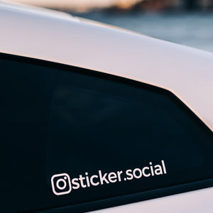 Custom Instagram Decal